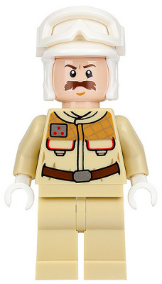 LEGO Minifigure -- Rebel Officer (75098)-Star Wars / Star Wars Episode 4/5/6 -- SW0728 -- Creative Brick Builders